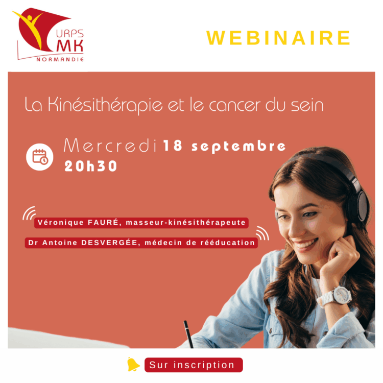Informations Webinaire La Kinésithérapie et le cancer du sein