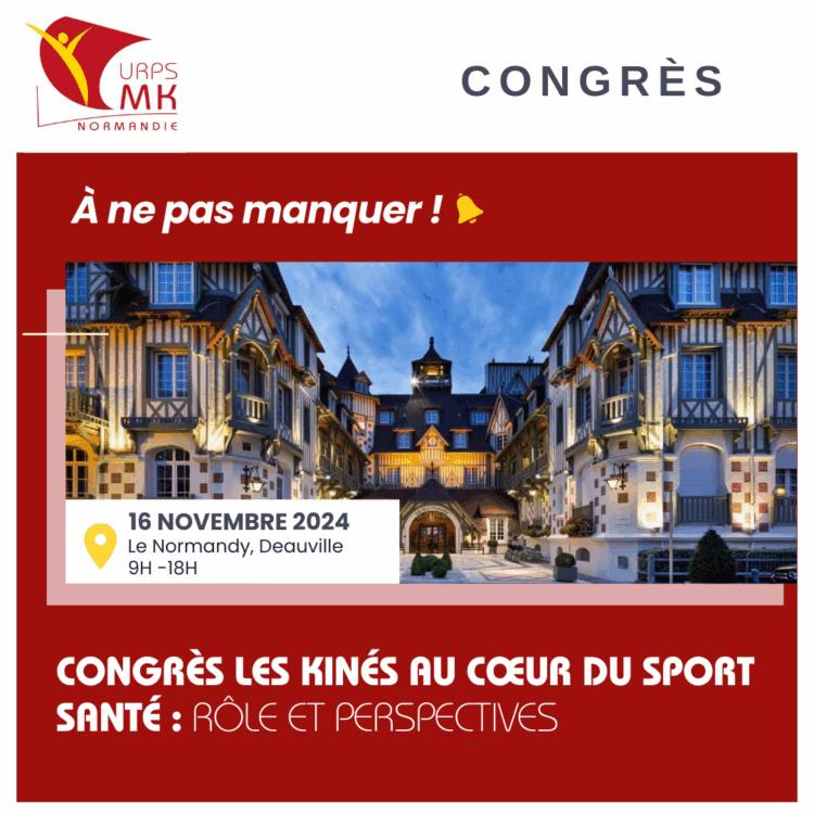 Congrès des kiné au coeur du sport santé à Deauville