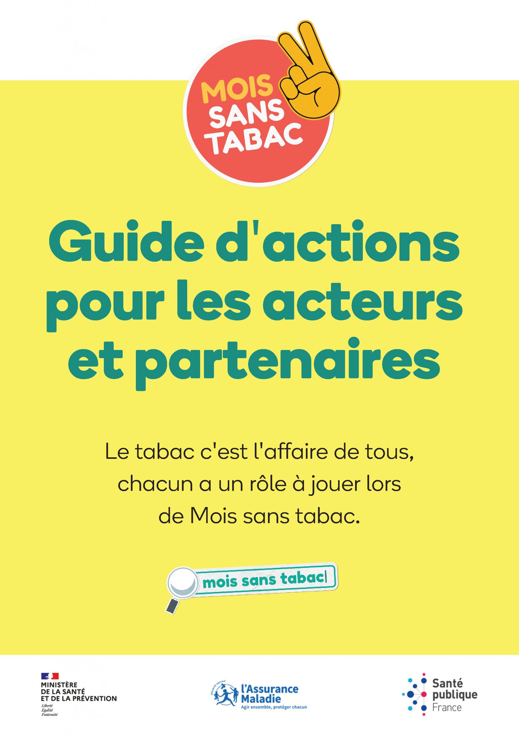 Affiche guide d'actions pour les acteurs et partenaires