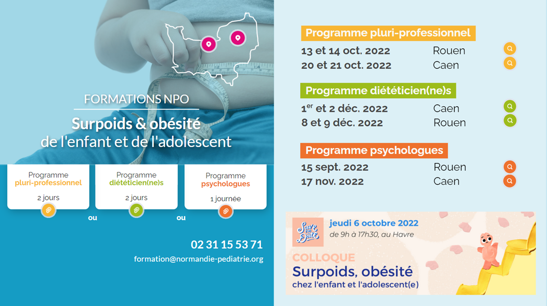 Formations surpoids et obésité de l'enfant et de l'adolescent