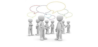 Personnes en discussion